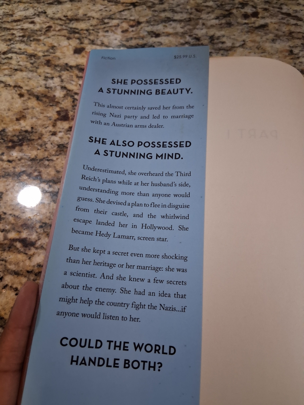 "The Only Woman in the Room" - Coral & Gray Paperback Novel - Picture 5 of 5